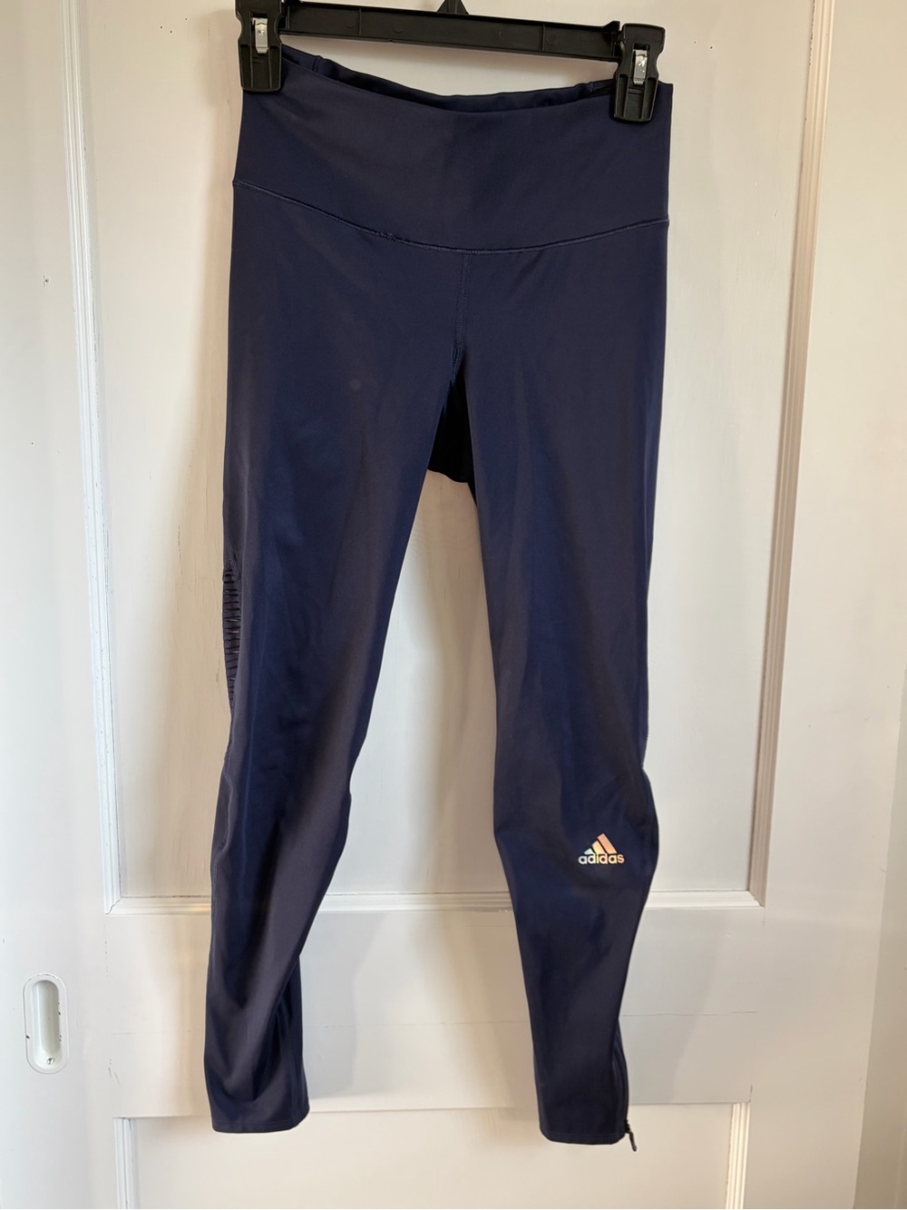 adidas Women's Energy Running Leggings With Mesh Panels - XS